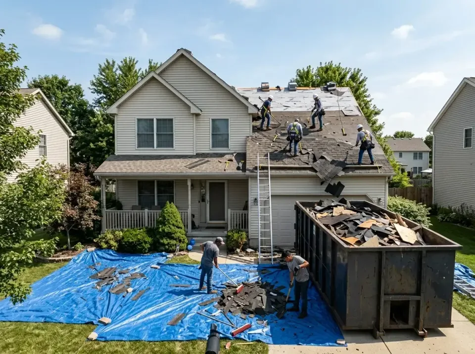 roof-replacement-debris-remova-004 — frequently asked questions, Cheapest Dumpster Rentals in Miami Shores, FL